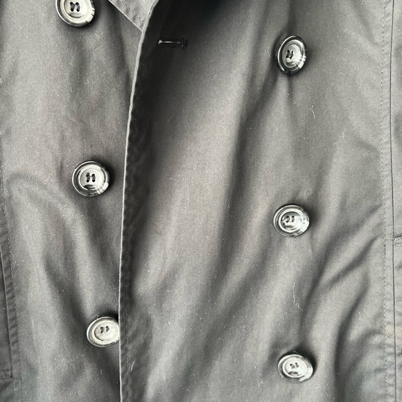 H&M Black Trench Coat Size 6 - Picture 6 of 6